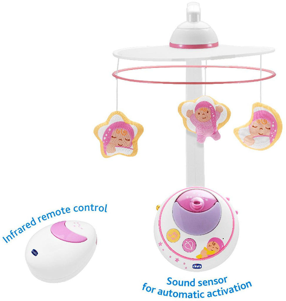 Chicco Magic Stars Cot Mobile - Pink