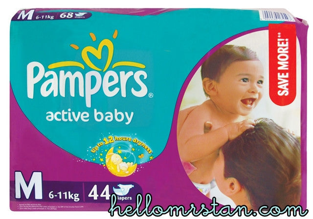 Active pampers best sale diapers
